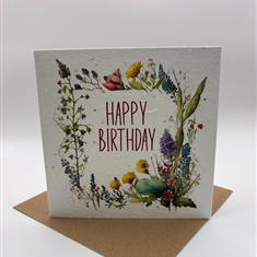Happy Birthday Seeded Card