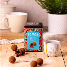  Cocoa salted caramel chocolate truffles